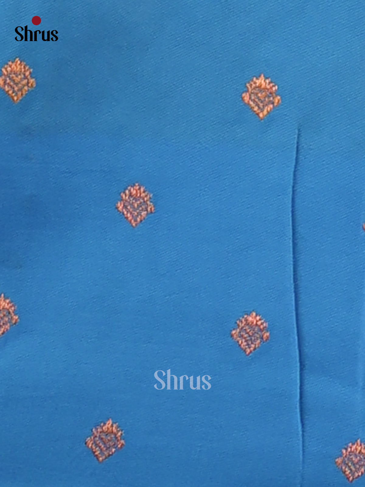 Green & Blue - Semi Softsilk Saree - Shop on Shrus.com