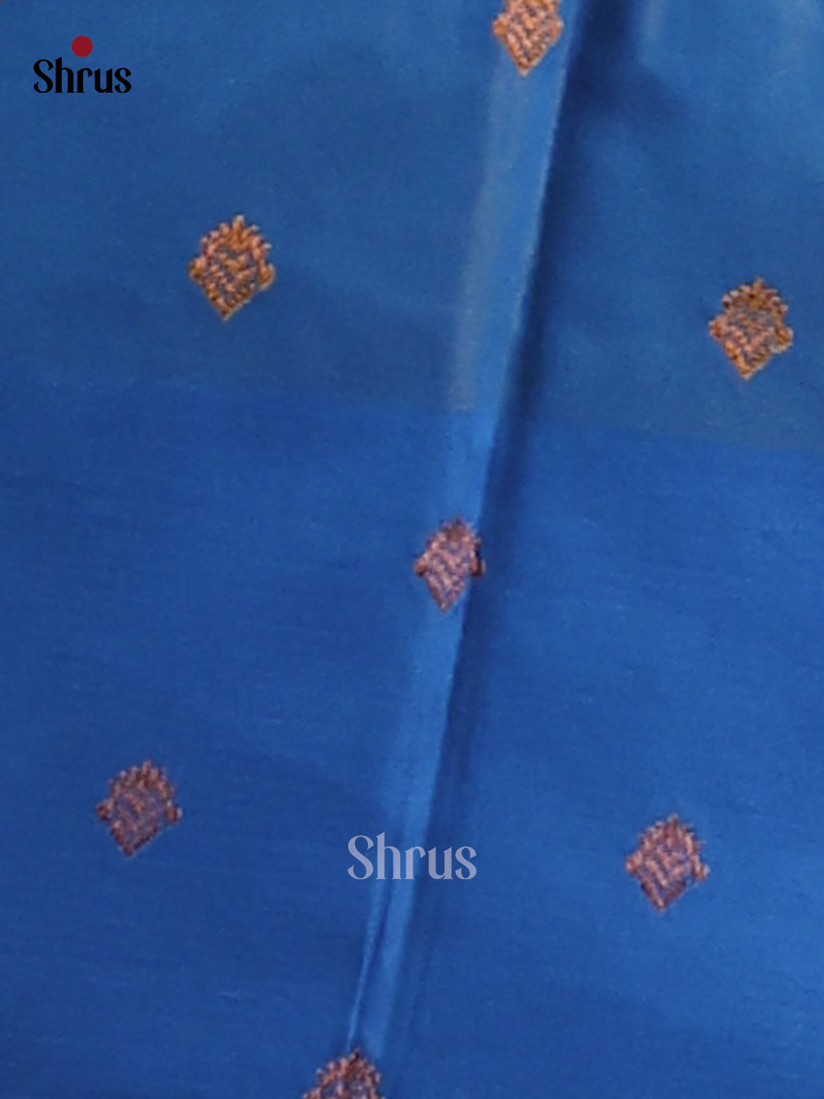 Green & Blue - Semi Softsilk Saree - Shop on Shrus.com