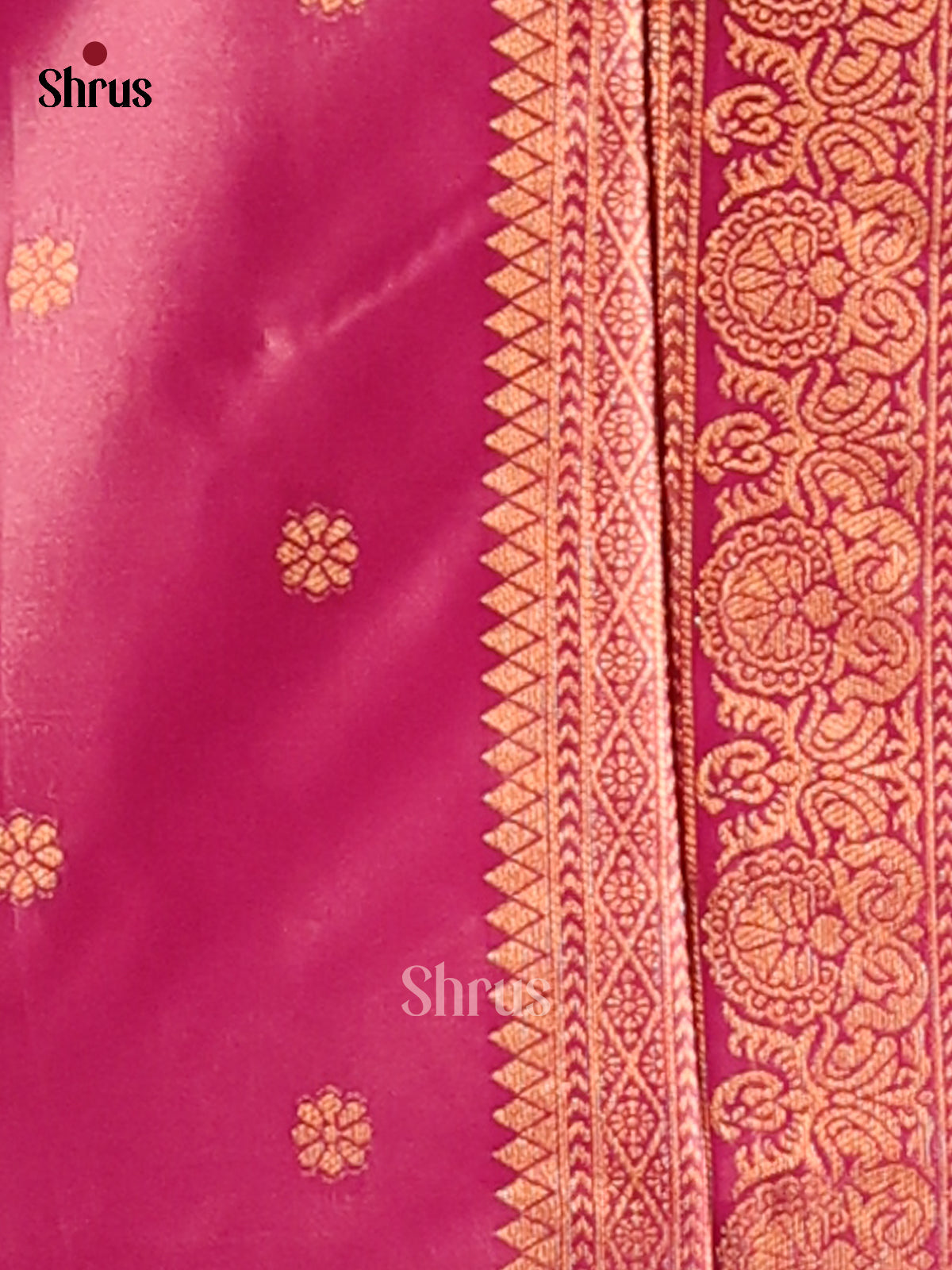 Pink - Semi Soft Silk Saree - Shop on Shrus.com