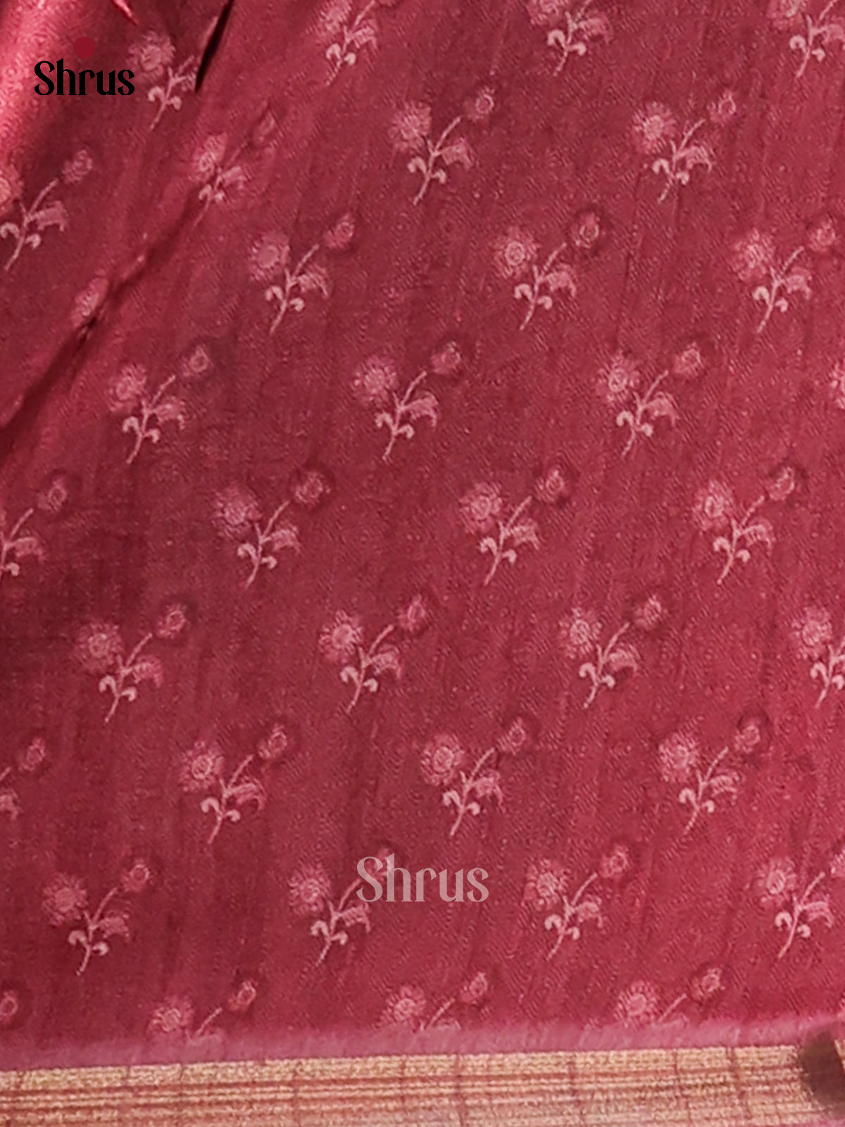 Chutney Green & Pink- Semi Matka Saree - Shop on Shrus.com
