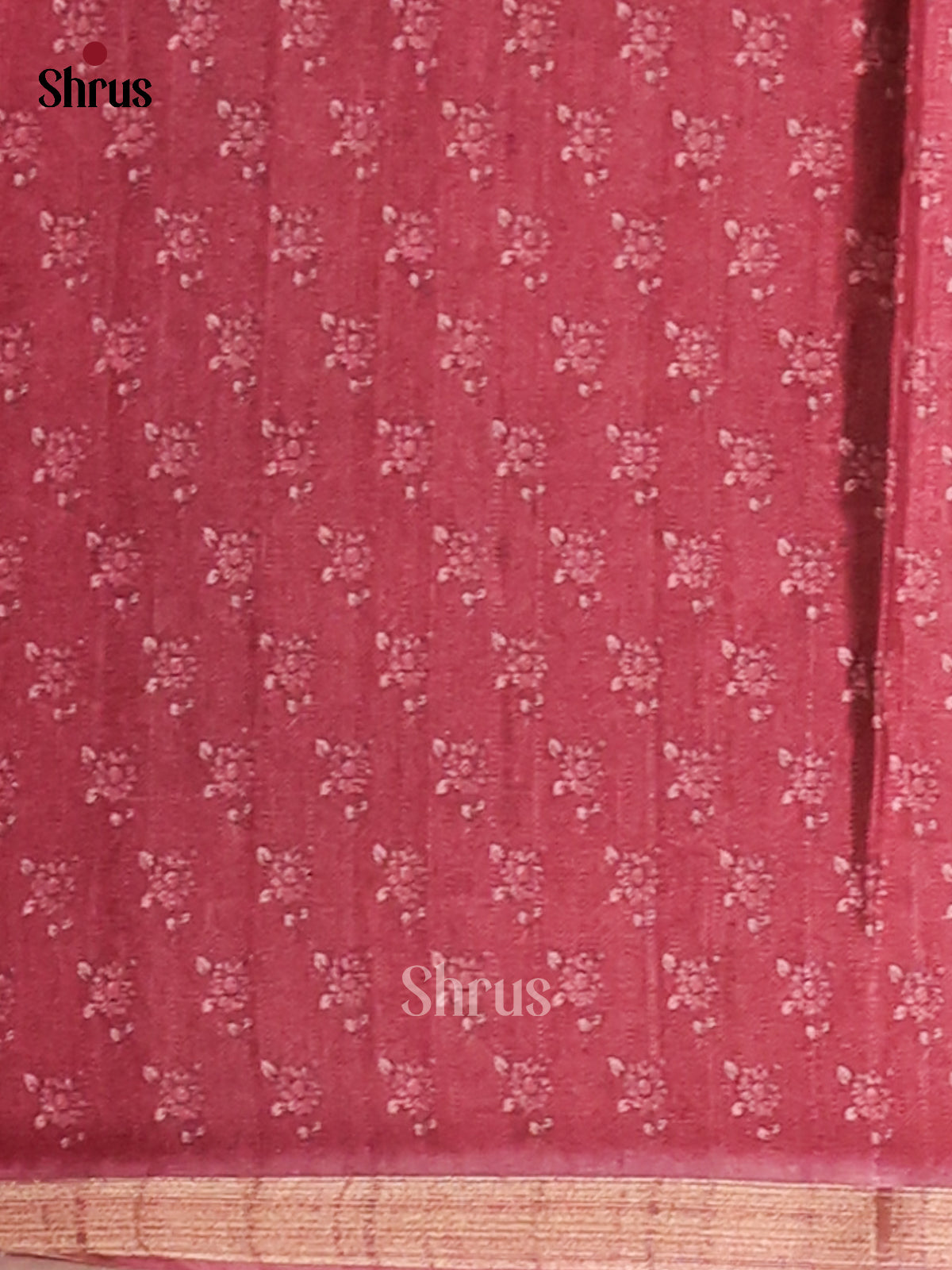 Chutney Green & Pink- Semi Matka Saree - Shop on Shrus.com