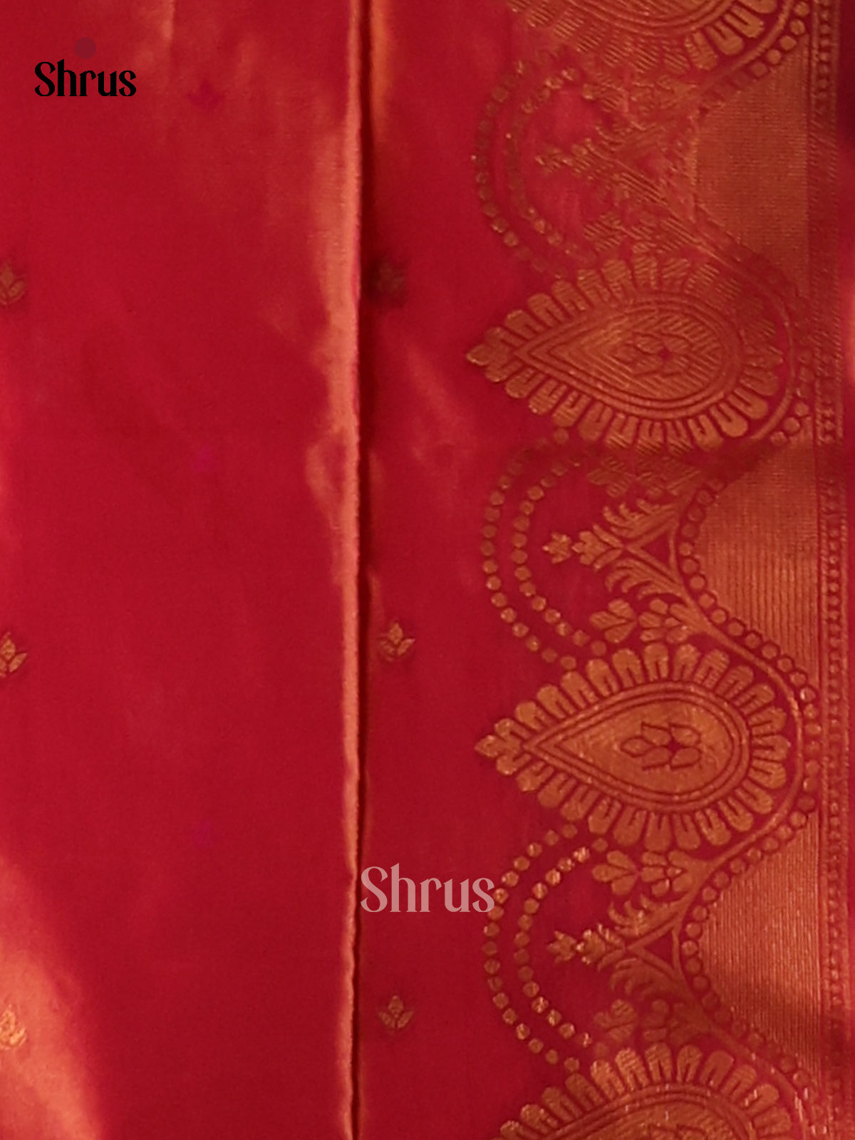 Violet & Orangish Pink - Semi Softsilk Saree - Shop on Shrus.com