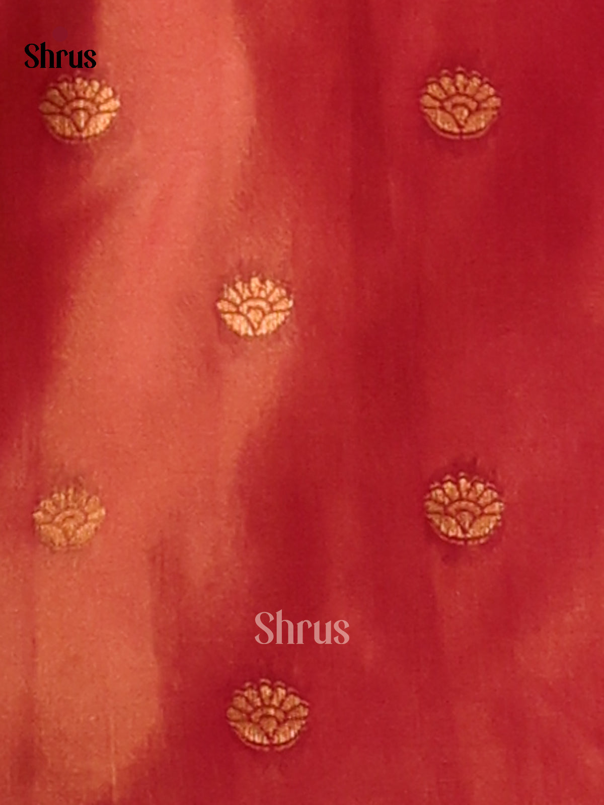 Purple & Brick - Semi Softsilk Saree - Shop on Shrus.com