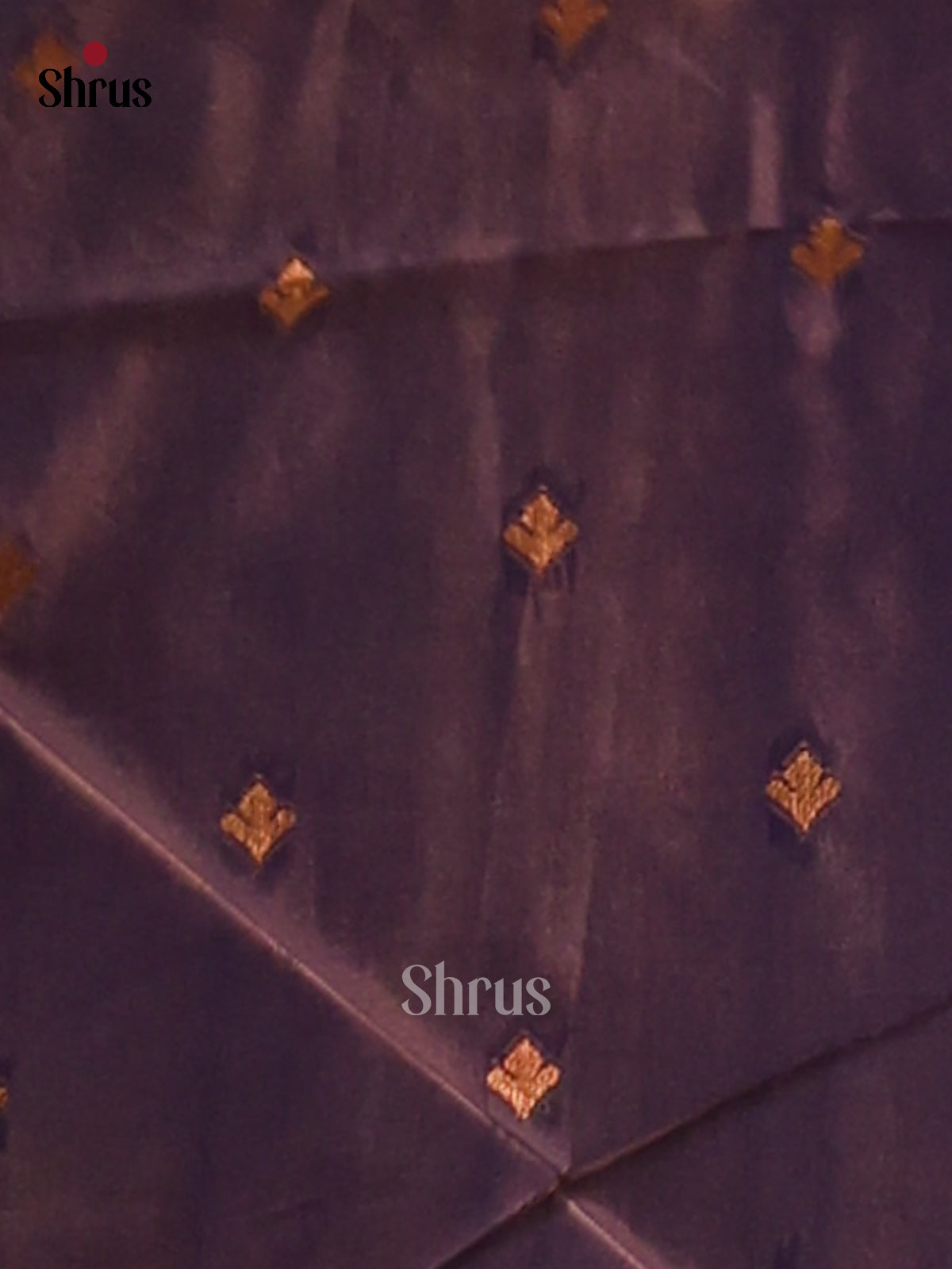 Dark Lavender- Semi Softsilk Saree - Shop on Shrus.com