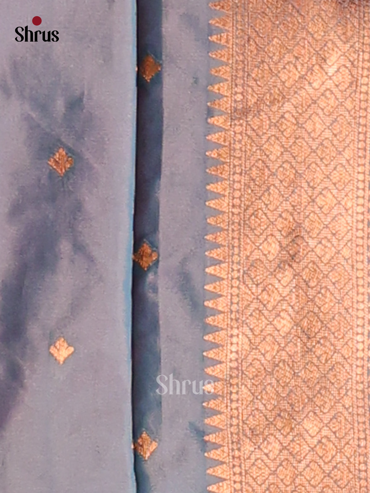 Blue - Semi Soft Silk Saree - Shop on Shrus.com