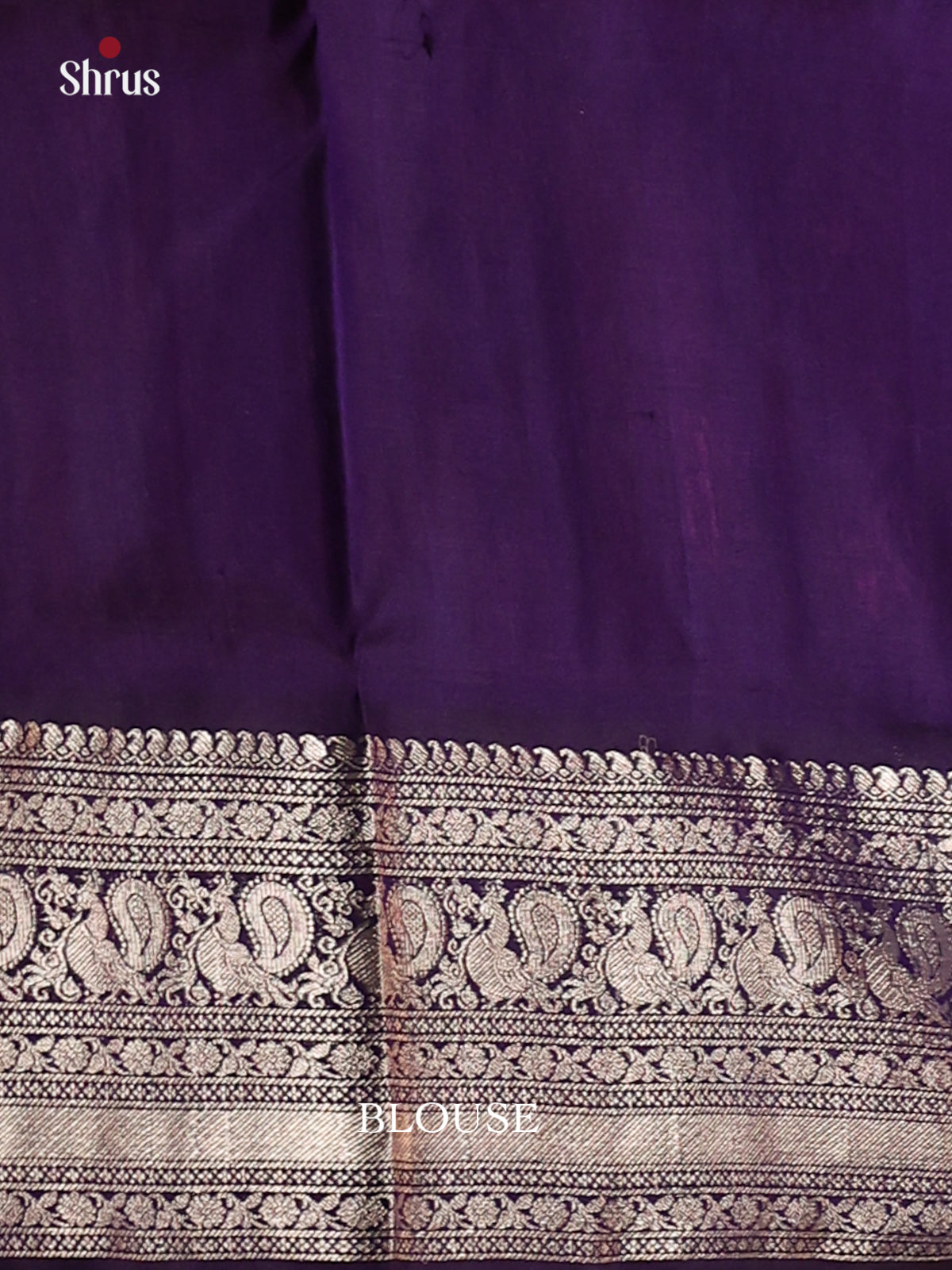 Charming Purple Venkatagiri silk Saree gleams with zari floral buttis, violet brocade pallu - Shop on Shrus.com