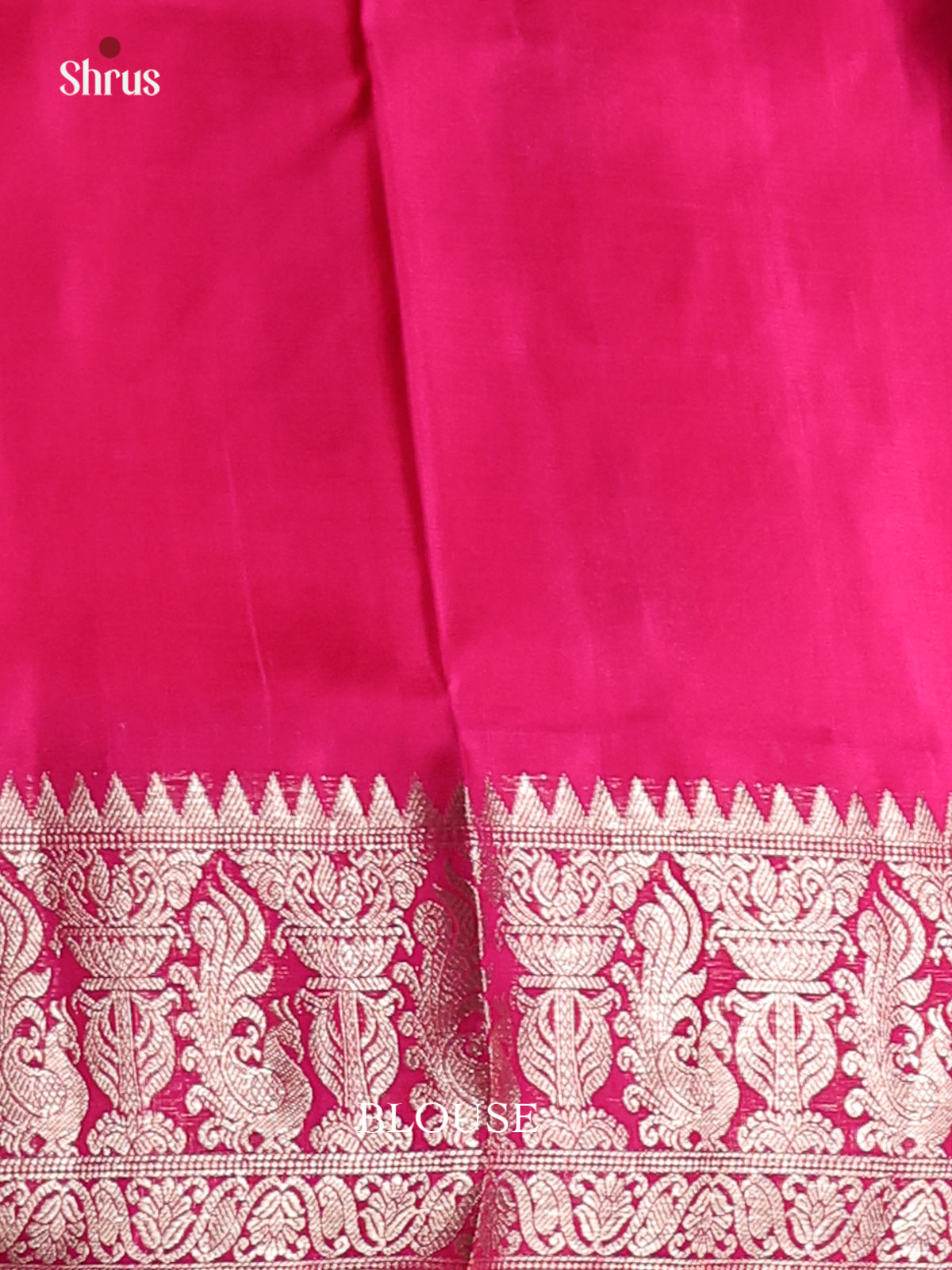 Radiant Orangish Pink  Venkatagiri silk Saree gleams with floral , peacock buttis, contrast pink Border - Shop on Shrus.com