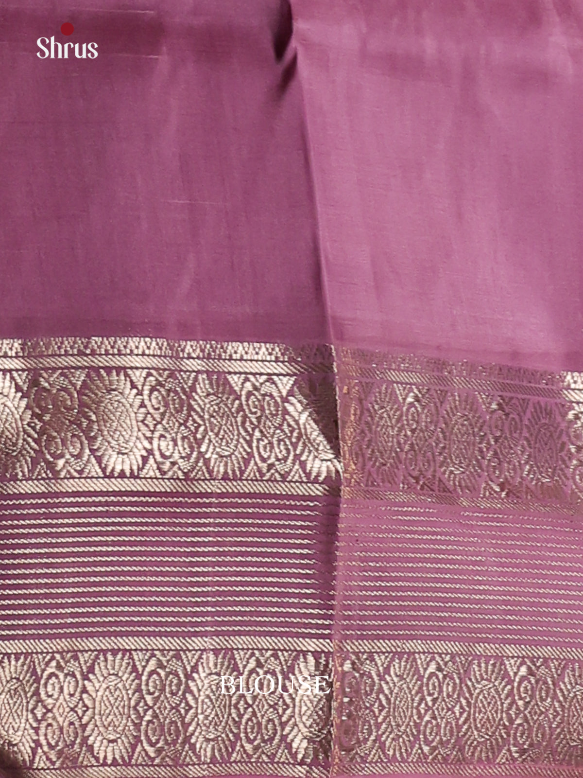 Exquisite Purple Venkatagiri silk Saree with zari floral buttis , rettaipet border - Shop on Shrus.com