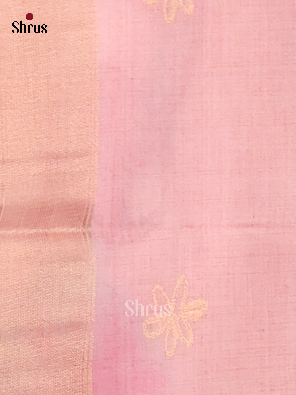 Lavender - Semi Tussar Saree - Shop on Shrus.com
