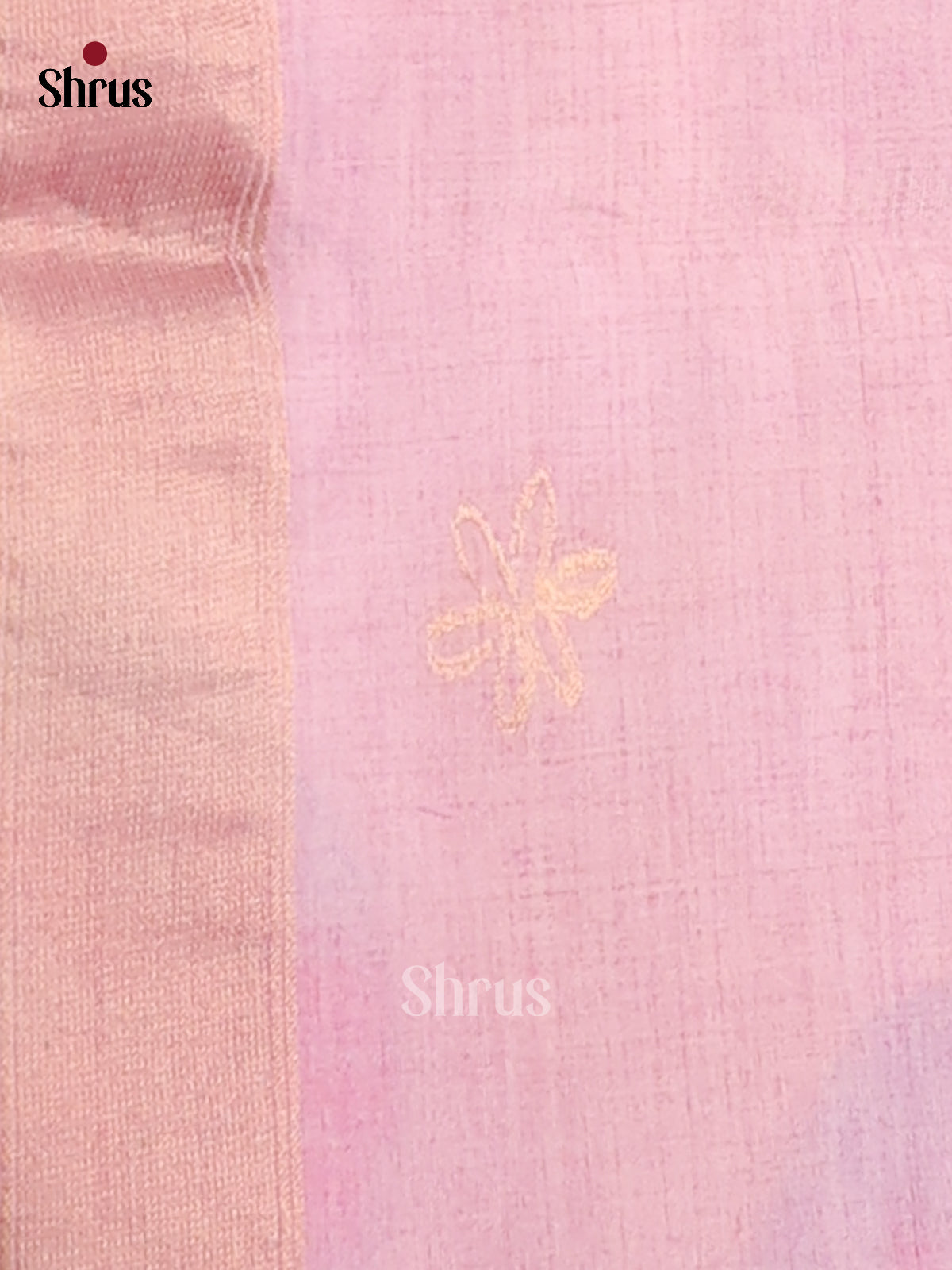 Lavender - Semi Tussar Saree - Shop on Shrus.com