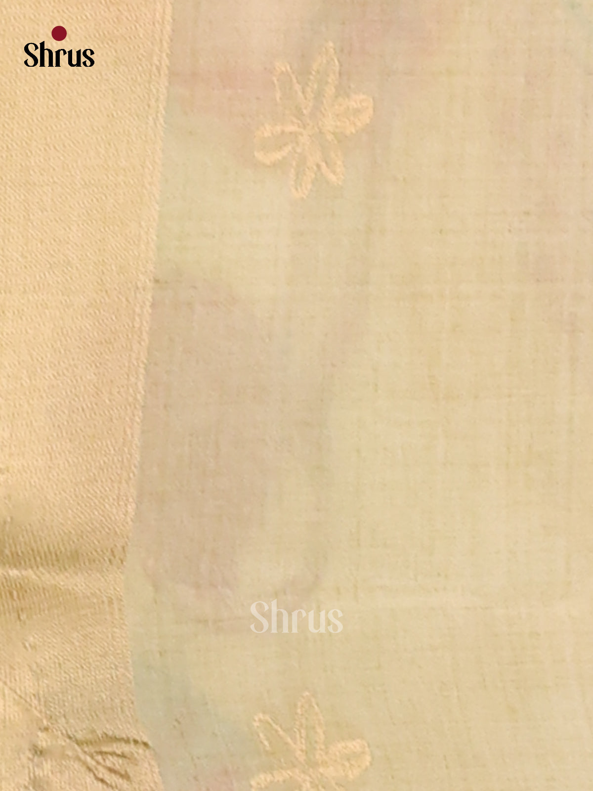 Pastel Green - Semi Tussar Saree - Shop on Shrus.com