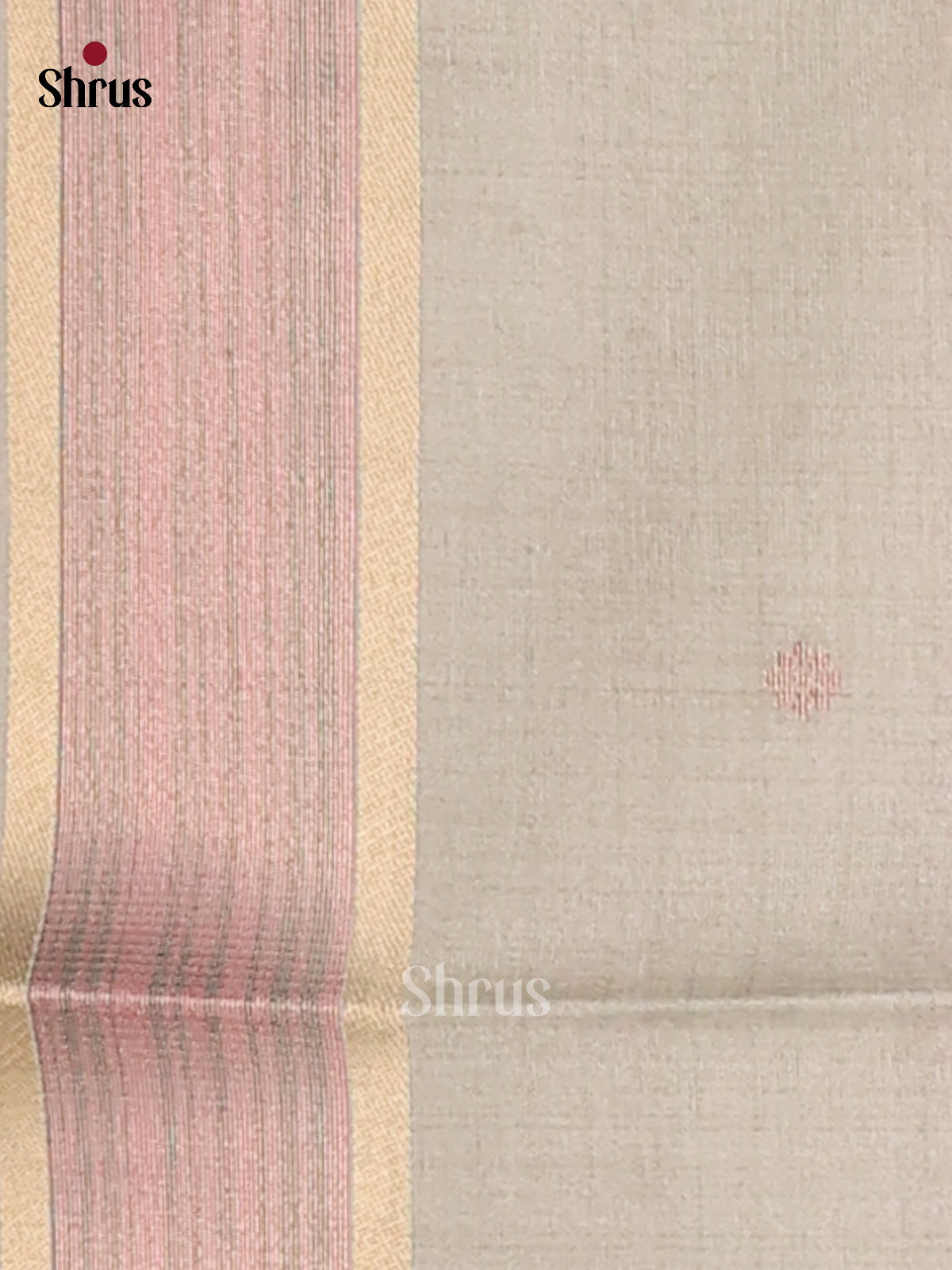 Grey - Semi Tussar Saree - Shop on Shrus.com