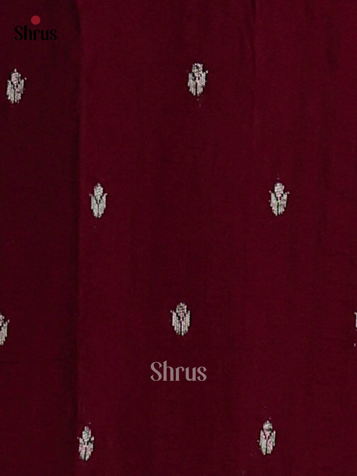 Maroon(Single Tone) - Semi Georgette Saree - Shop on Shrus.com