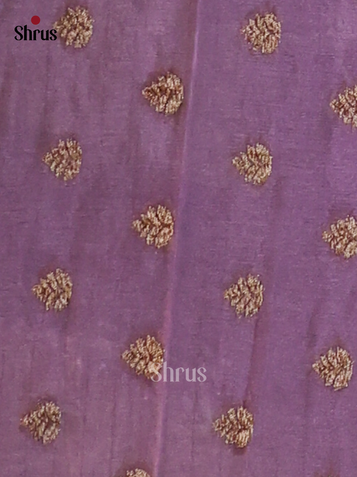 Lavender(Single tone) - Semi Georgette Saree - Shop on Shrus.com