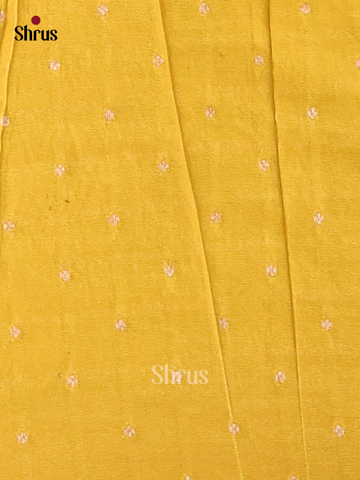 Mustardy Green(Single Tone) - Semi Georgette Saree - Shop on Shrus.com