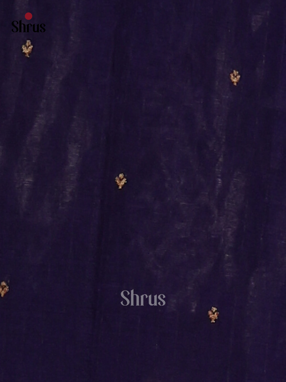 Blue(Single Tone) - Semi Georgette Saree - Shop on Shrus.com