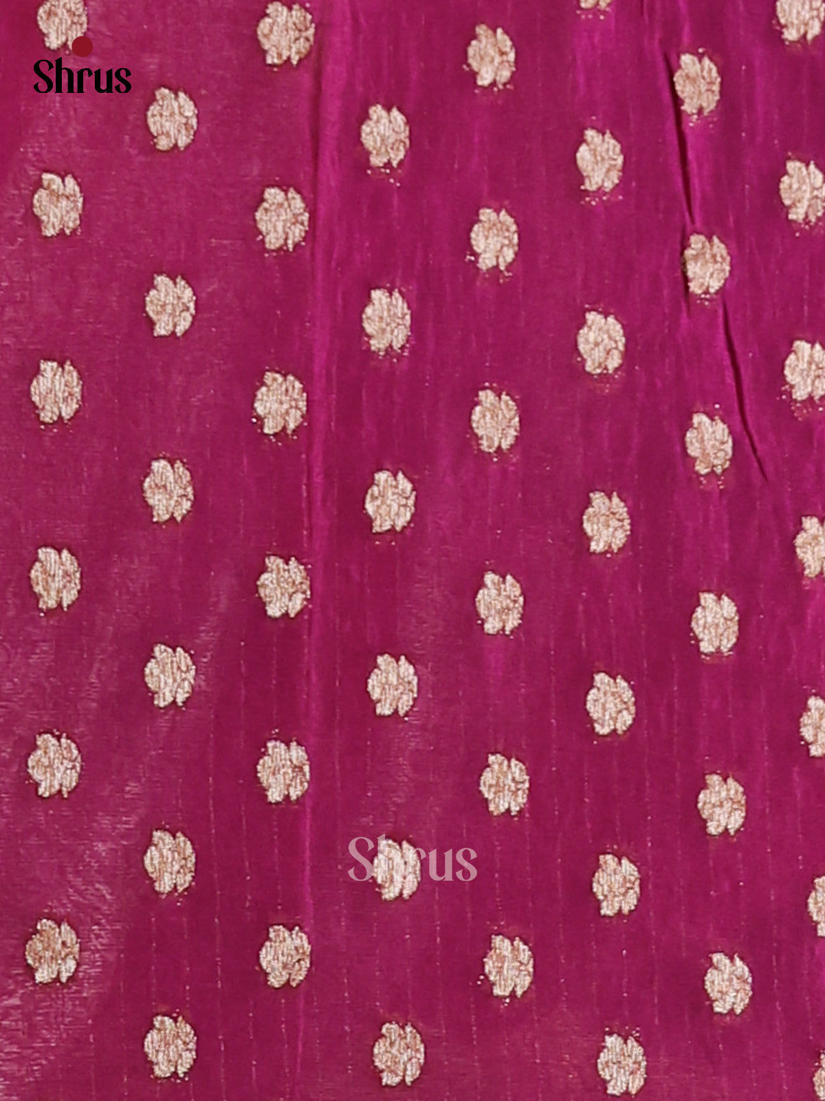 Wine(Single Tone) - Semi Georgette Saree - Shop on Shrus.com