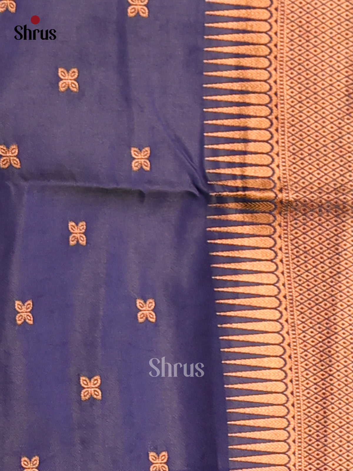 Green & Blue - Semi Softsilk Saree - Shop on Shrus.com