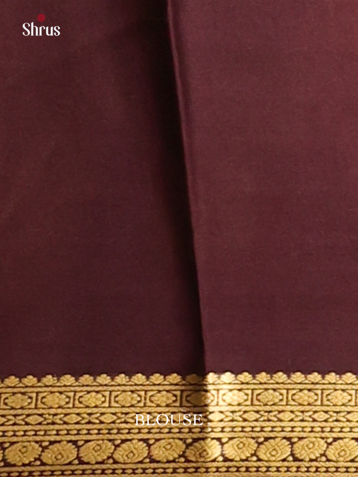 Peach & Brown  - Mysore Silk  Saree - Shop on Shrus.com