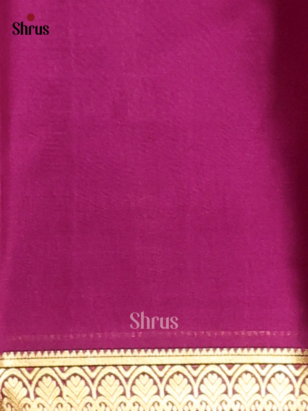 Pink & Purple - Mysore Silk Saree - Shop on Shrus.com