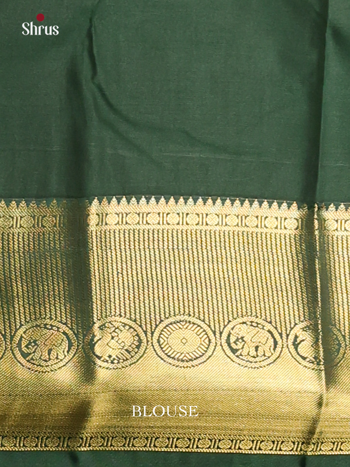 Lavender & Green - Korvai Semi Kanchipuram Saree - Shop on Shrus.com