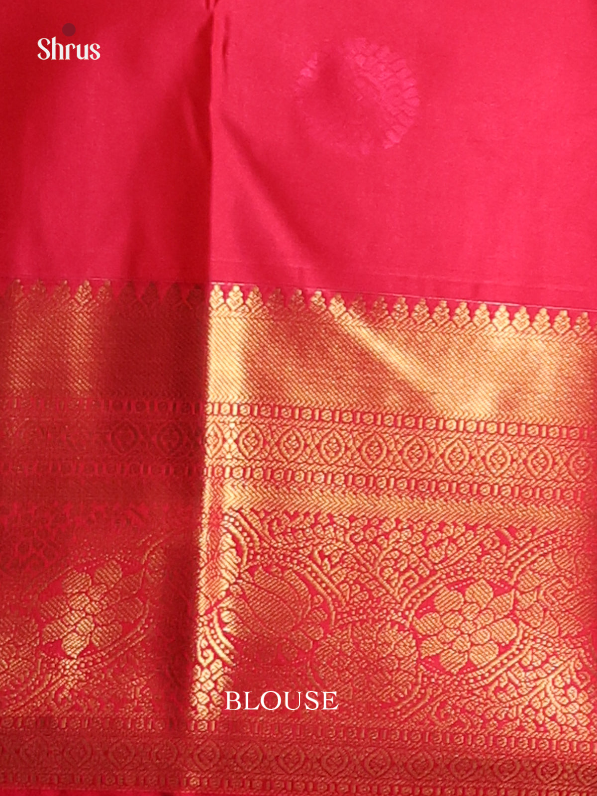 Blue & Pink - Korvai Semi Kanchipuram Saree - Shop on Shrus.com