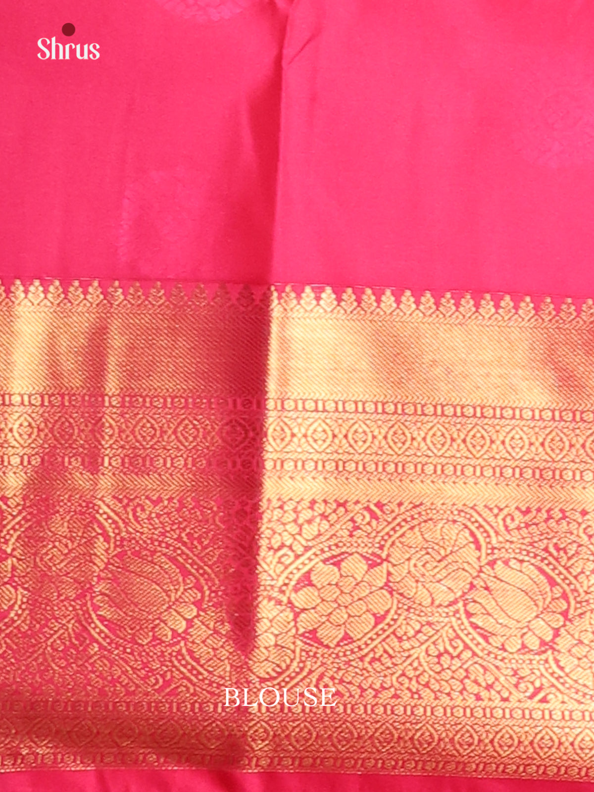 Purple & Pink - Korvai Semi Kanchipuram Saree - Shop on Shrus.com