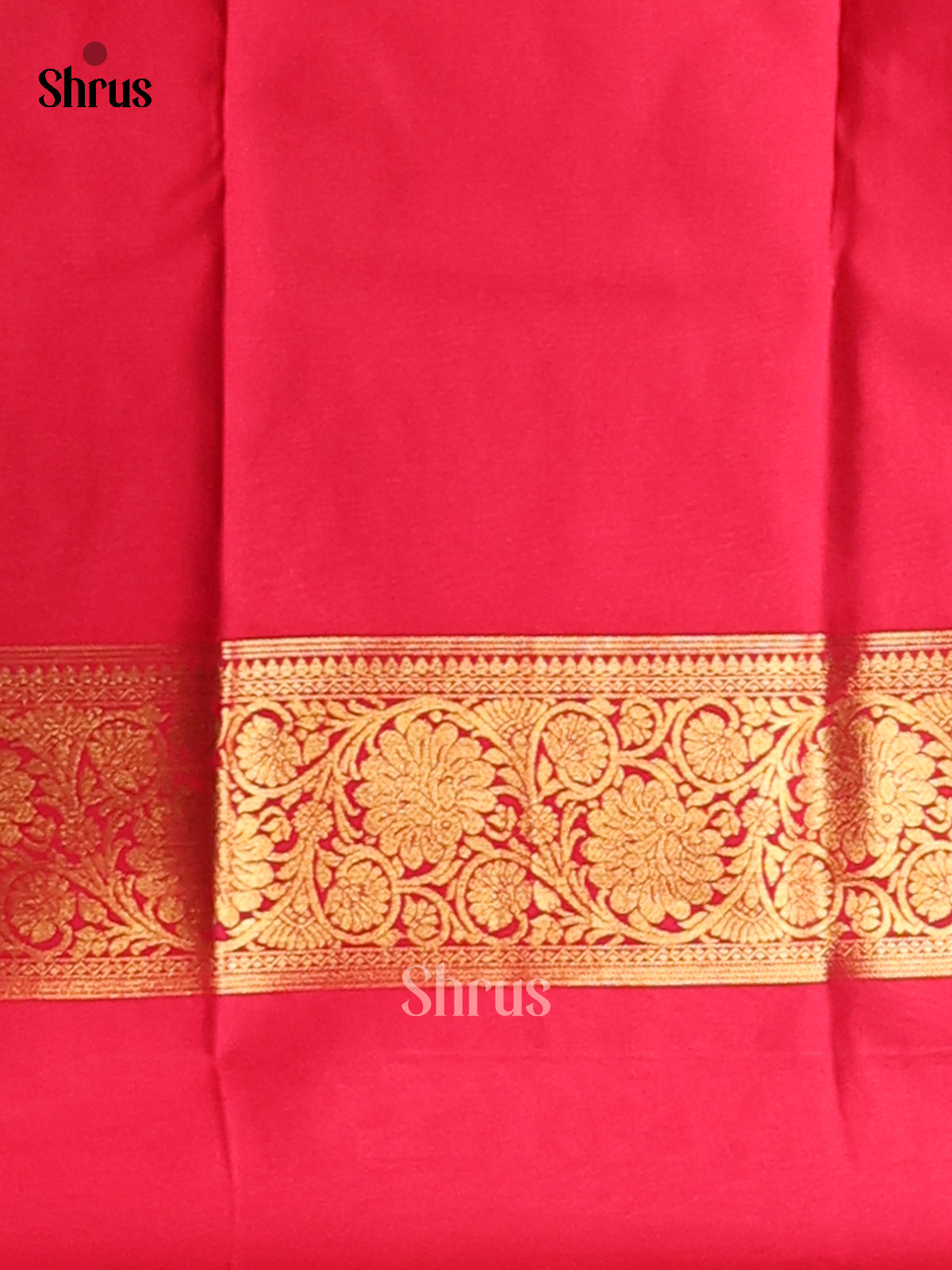 Teal & Orangish Pink - Korvai Semi Kanchipuram Saree - Shop on Shrus.com