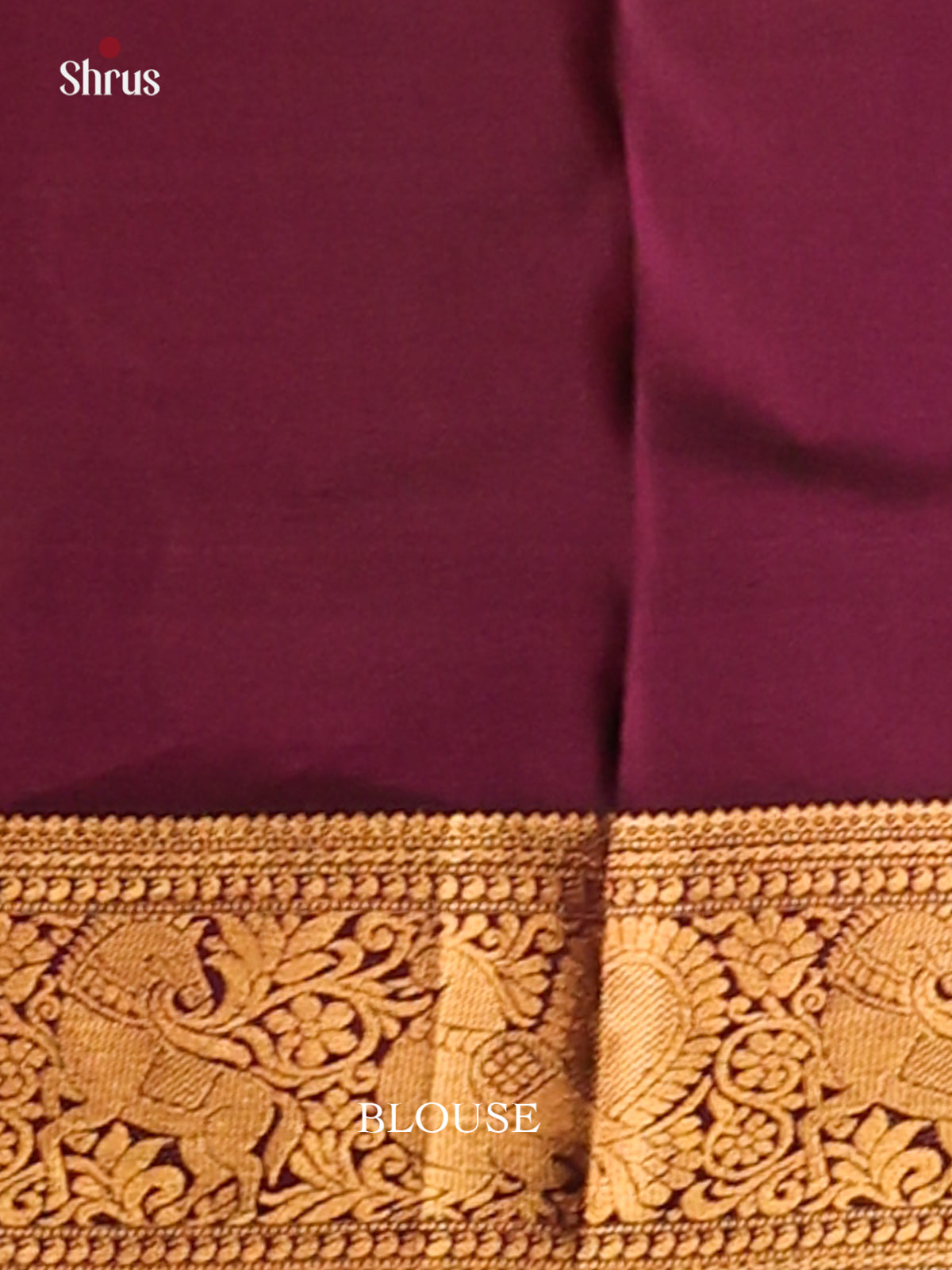 Pink & Purple - Kanchipuram-halfpure Saree - Shop on Shrus.com