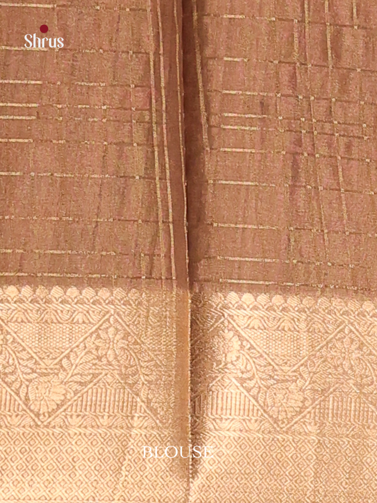Chutney Green & Cream - Semi Dola silk Saree