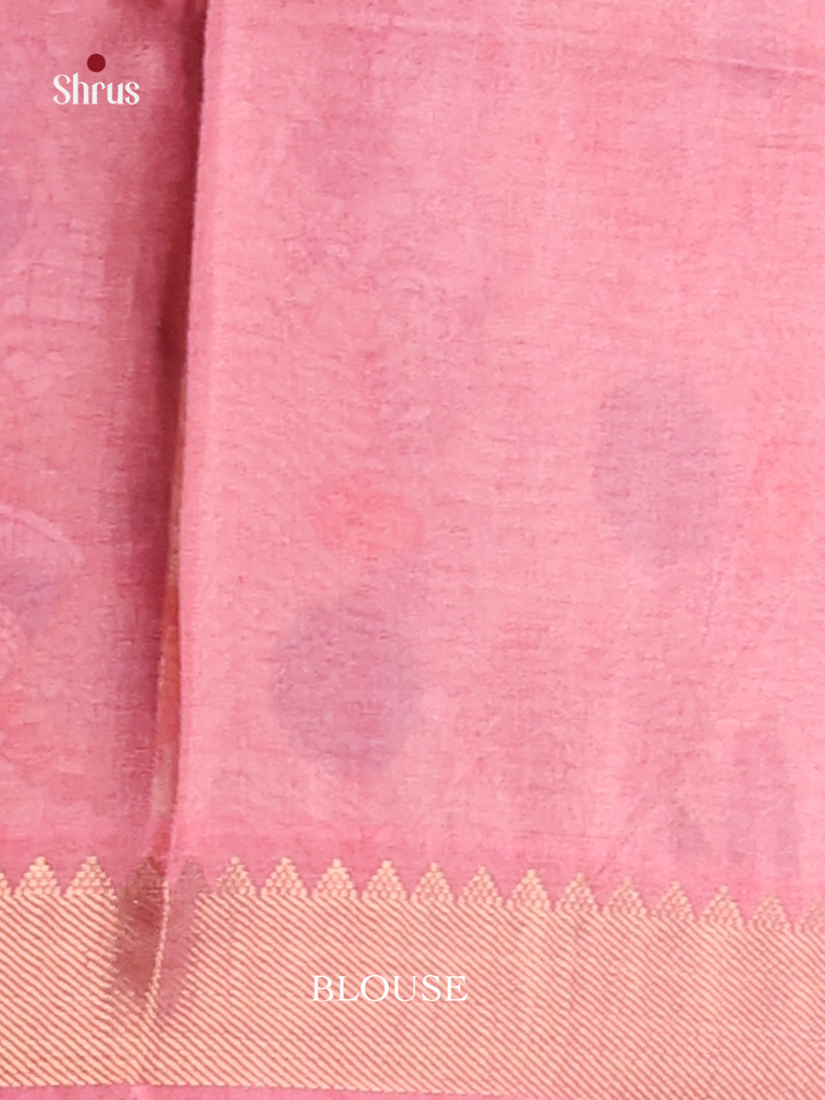 Pink & Grey - Semi Dola silk Saree - Shop on Shrus.com