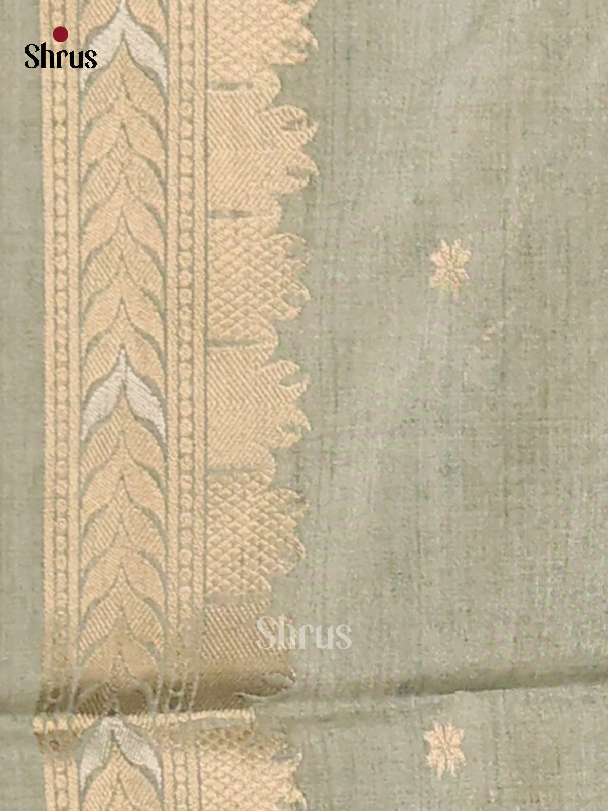 Pink & green - Semi Tussar Saree - Shop on Shrus.com