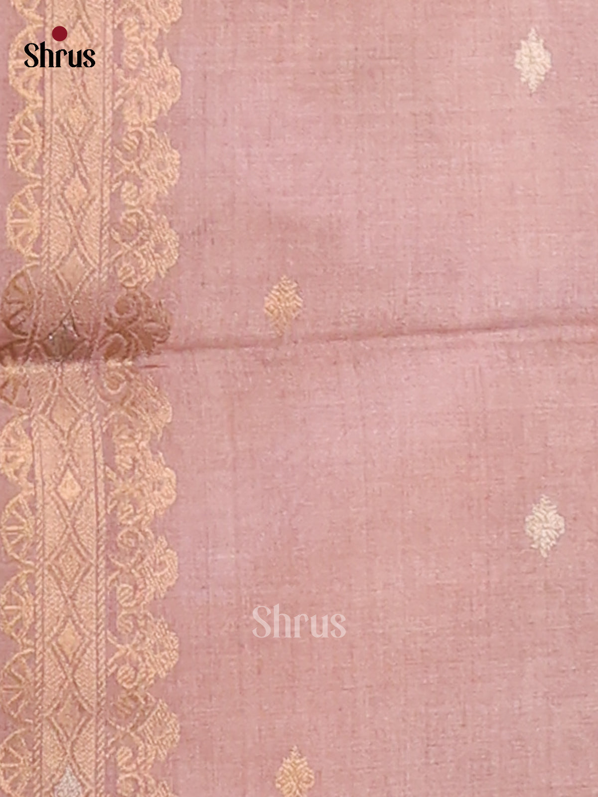 Grey & Lavender - Semi Tussar Saree - Shop on Shrus.com