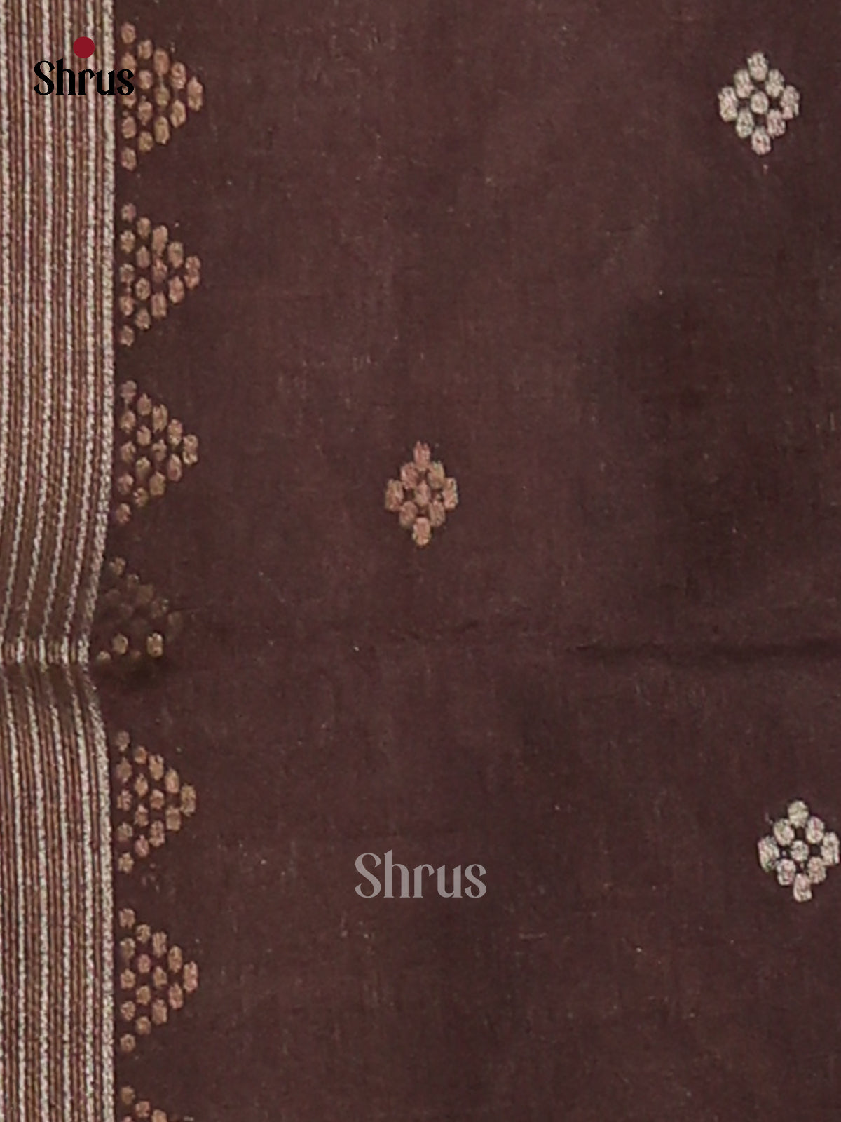 DFS06733 - Semi Tussar Saree - Shop on Shrus.com