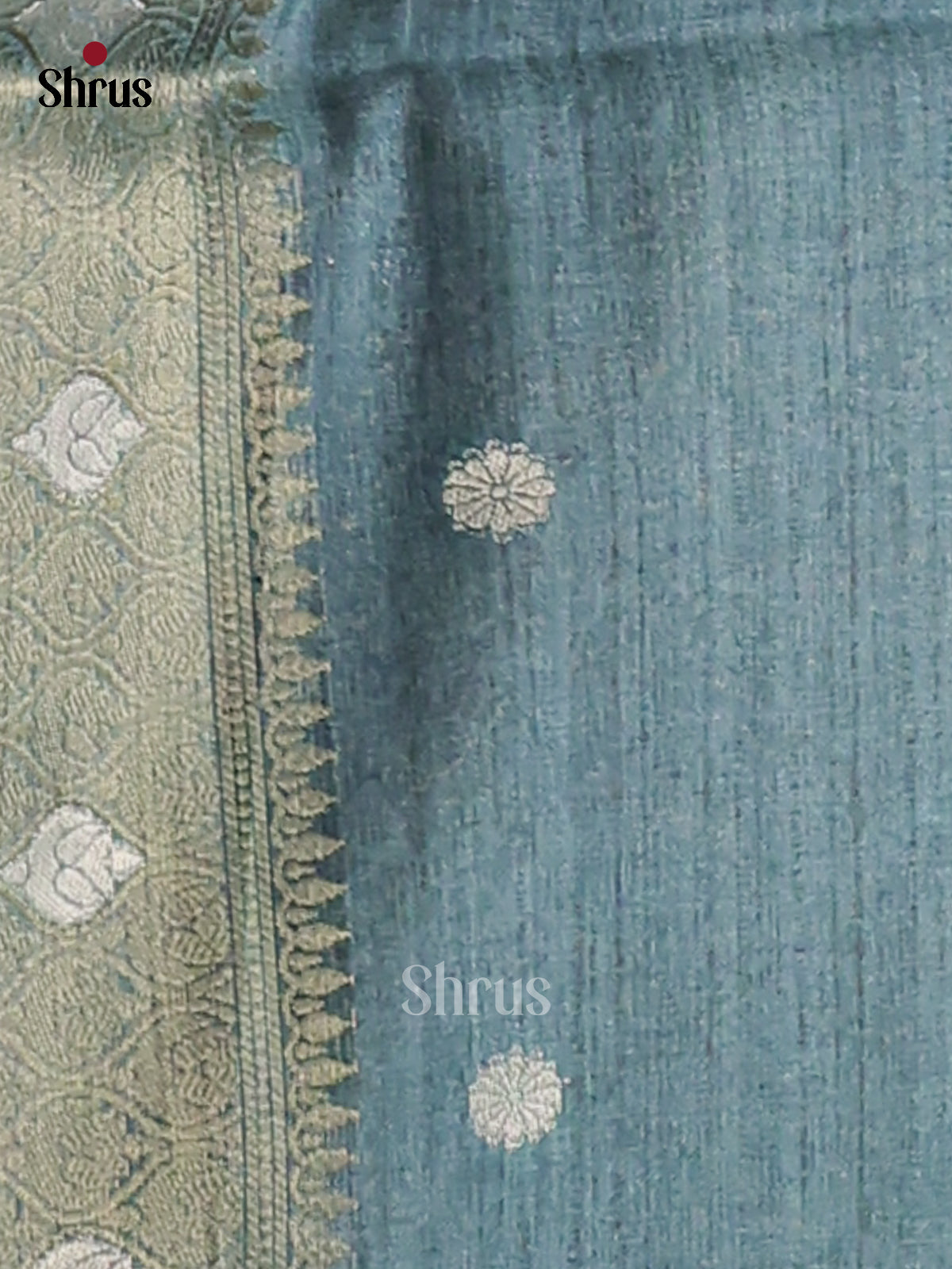 Arakku maroon & Blue - Semi Tussar Saree