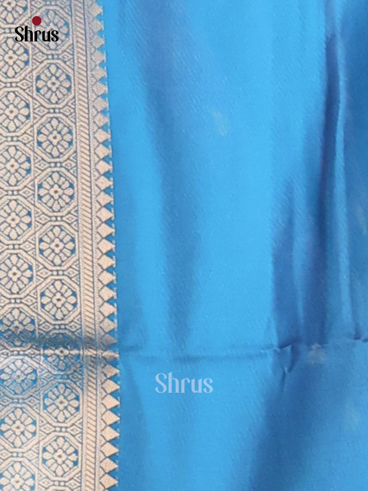 Blue - Semi Softsilk Saree