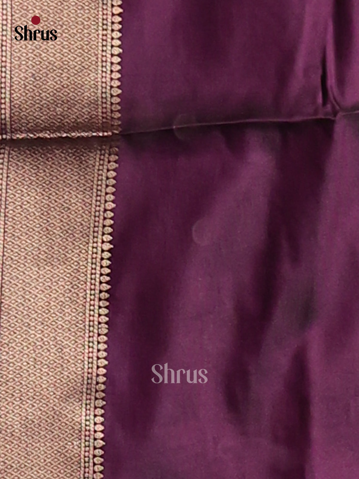 Purple - Semi Softsilk Saree - Shop on Shrus.com