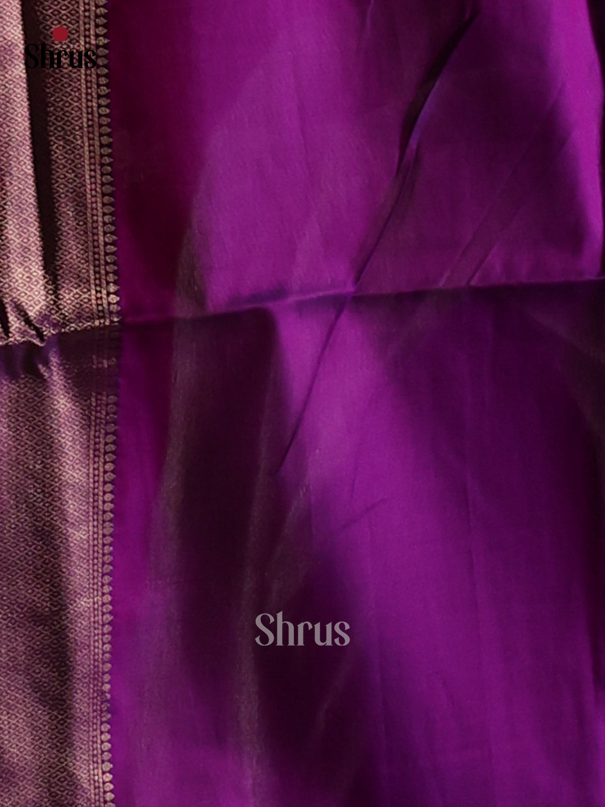 Violet - Semi Softsilk Saree - Shop on Shrus.com