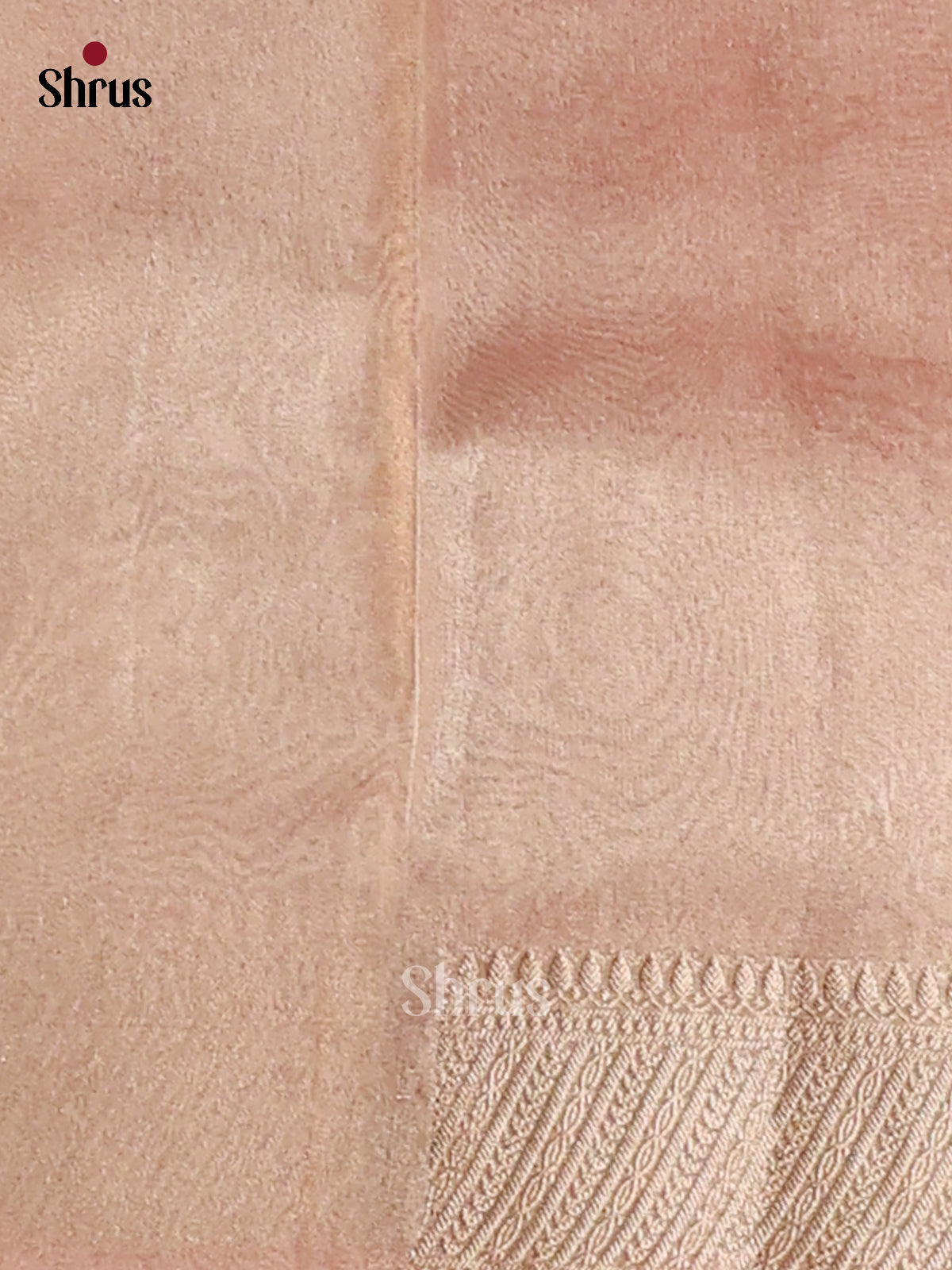 Pink - Semi Tissue Saree