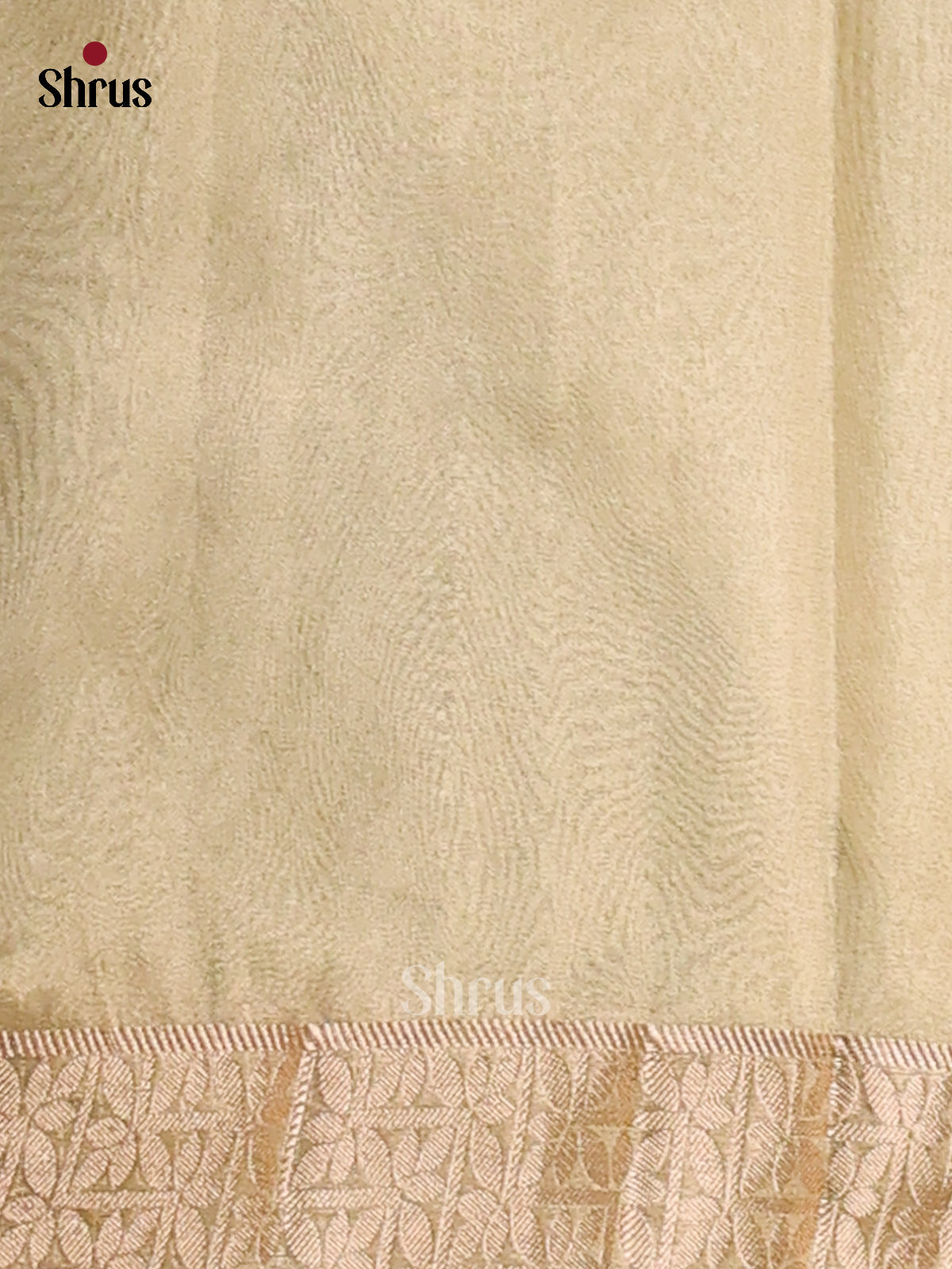 Goldish Green- Semi Tissue Saree