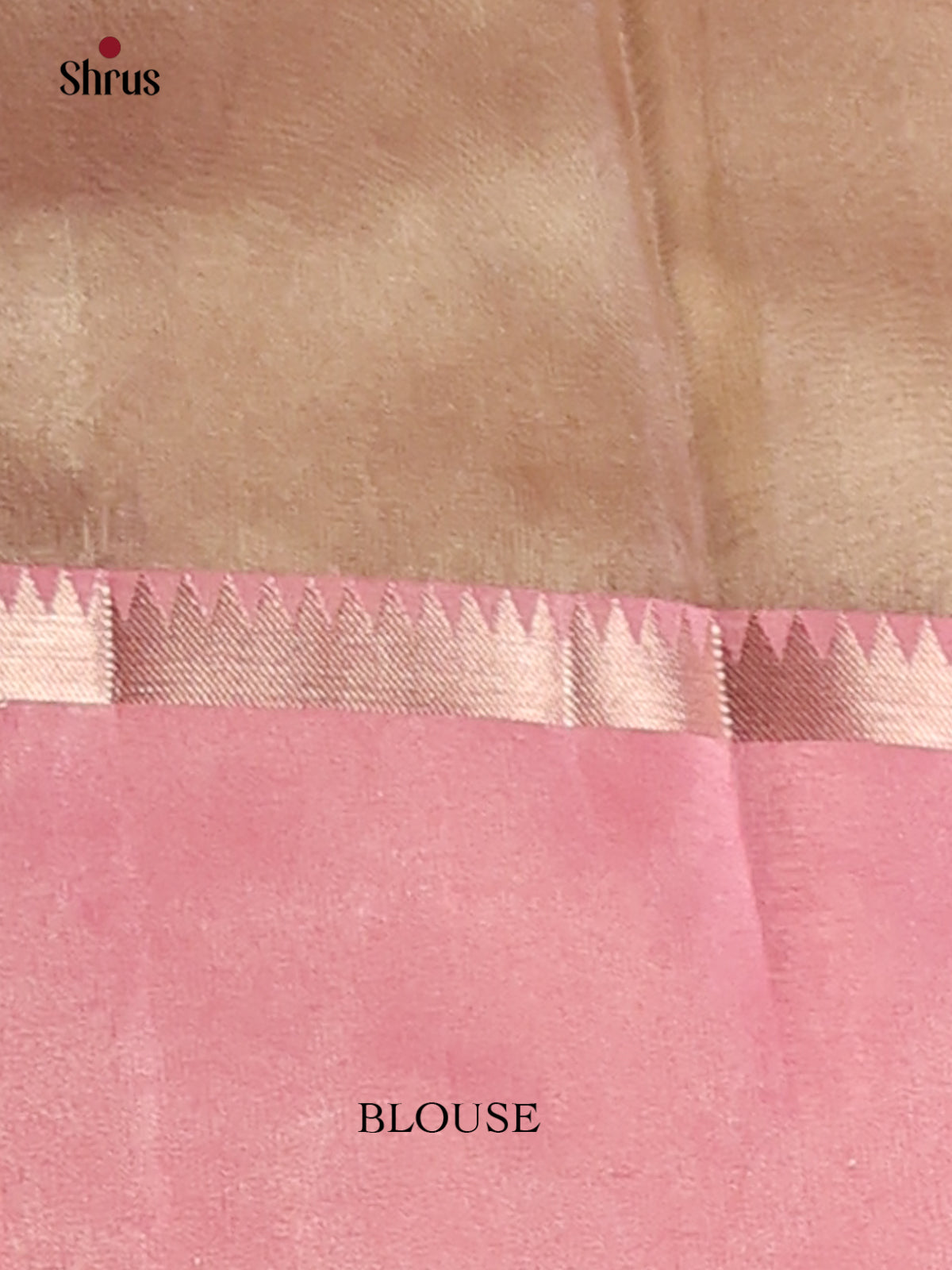 Dusty Pink - Semi Tissue Saree - Shop on Shrus.com