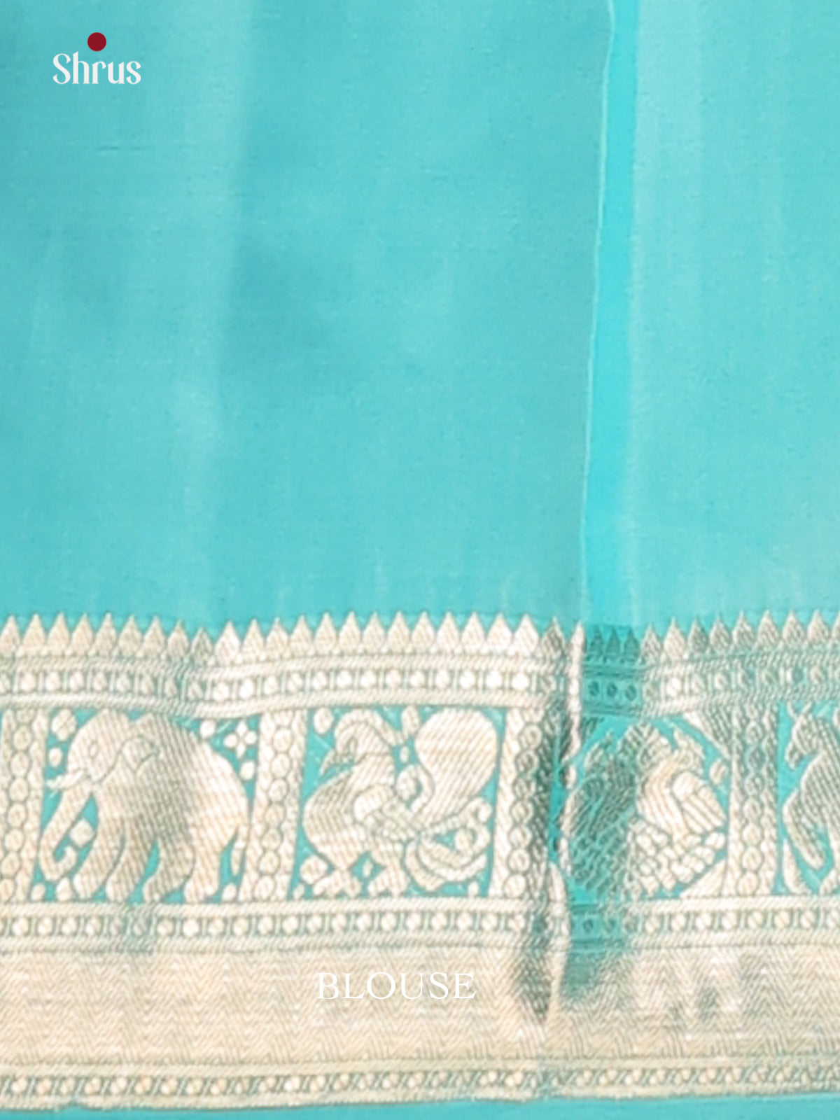 Purple & Teal Kanchipuram silk Saree gleams with zari peacock buttas-2