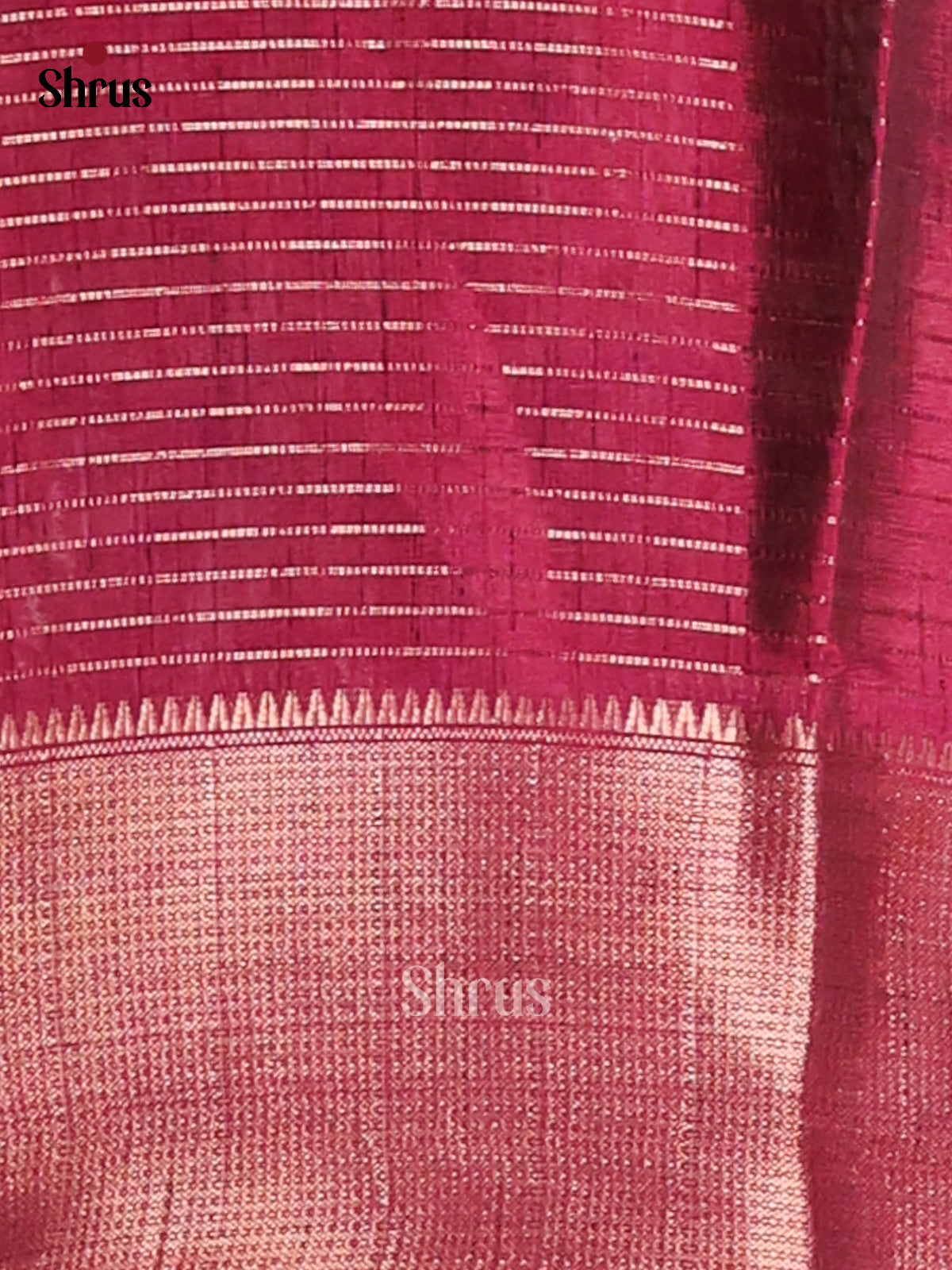 Blue & Purple - Semi Mysoresilk Saree