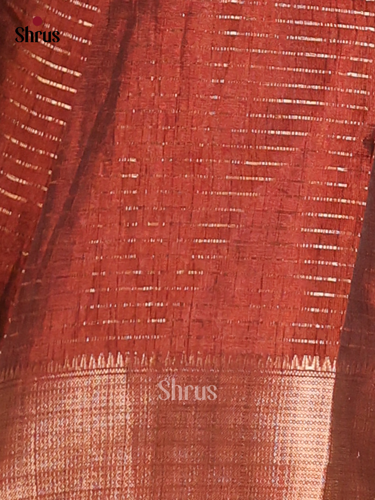 Mehandi Green & Brown - Semi Mysoresilk Saree - Shop on Shrus.com