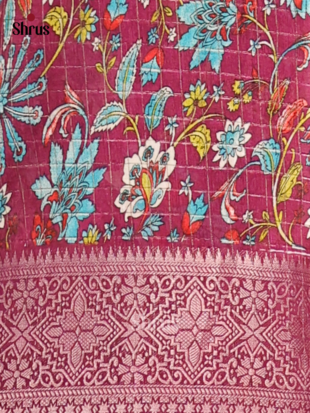 DFS09169 - Semi Dola silk Saree - Shop on Shrus.com