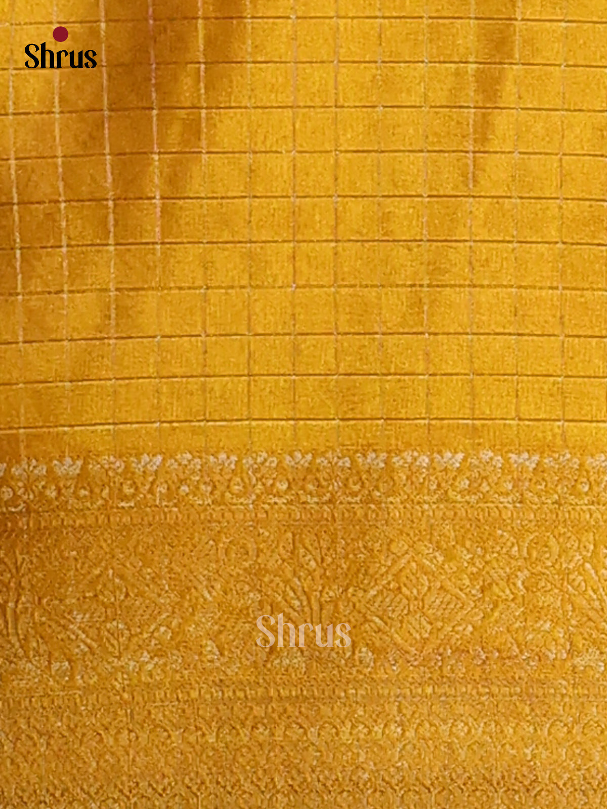 Violet & Mustard - Semi Dola silk Saree - Shop on Shrus.com