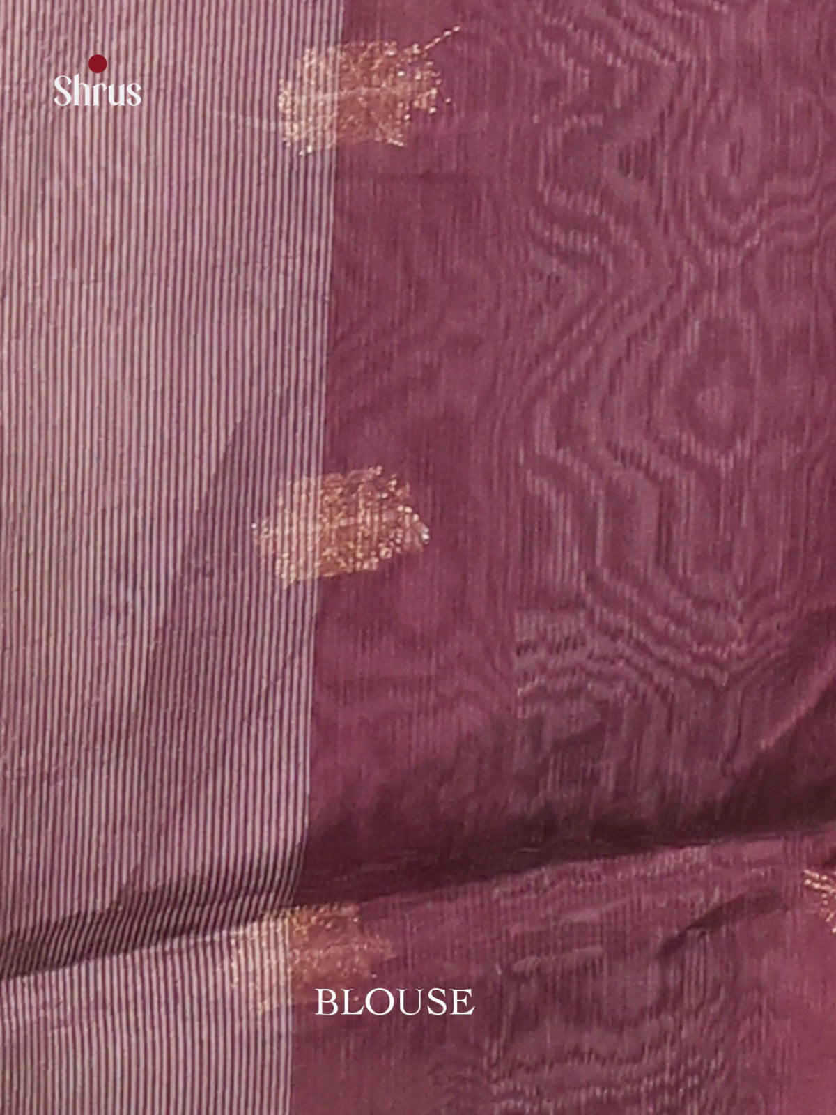 Cream & Purple - Champa semitussar Saree - Shop on Shrus.com