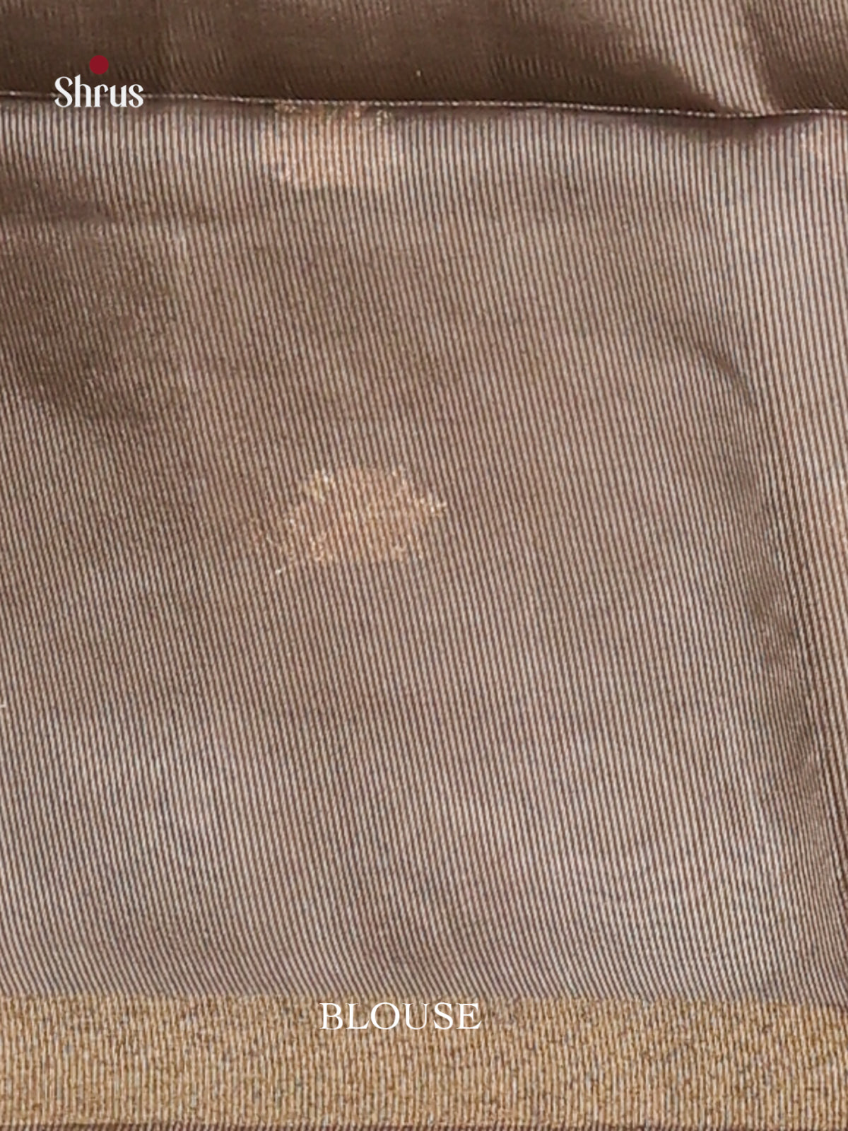 Cream & Brown- Champa semitussar Saree