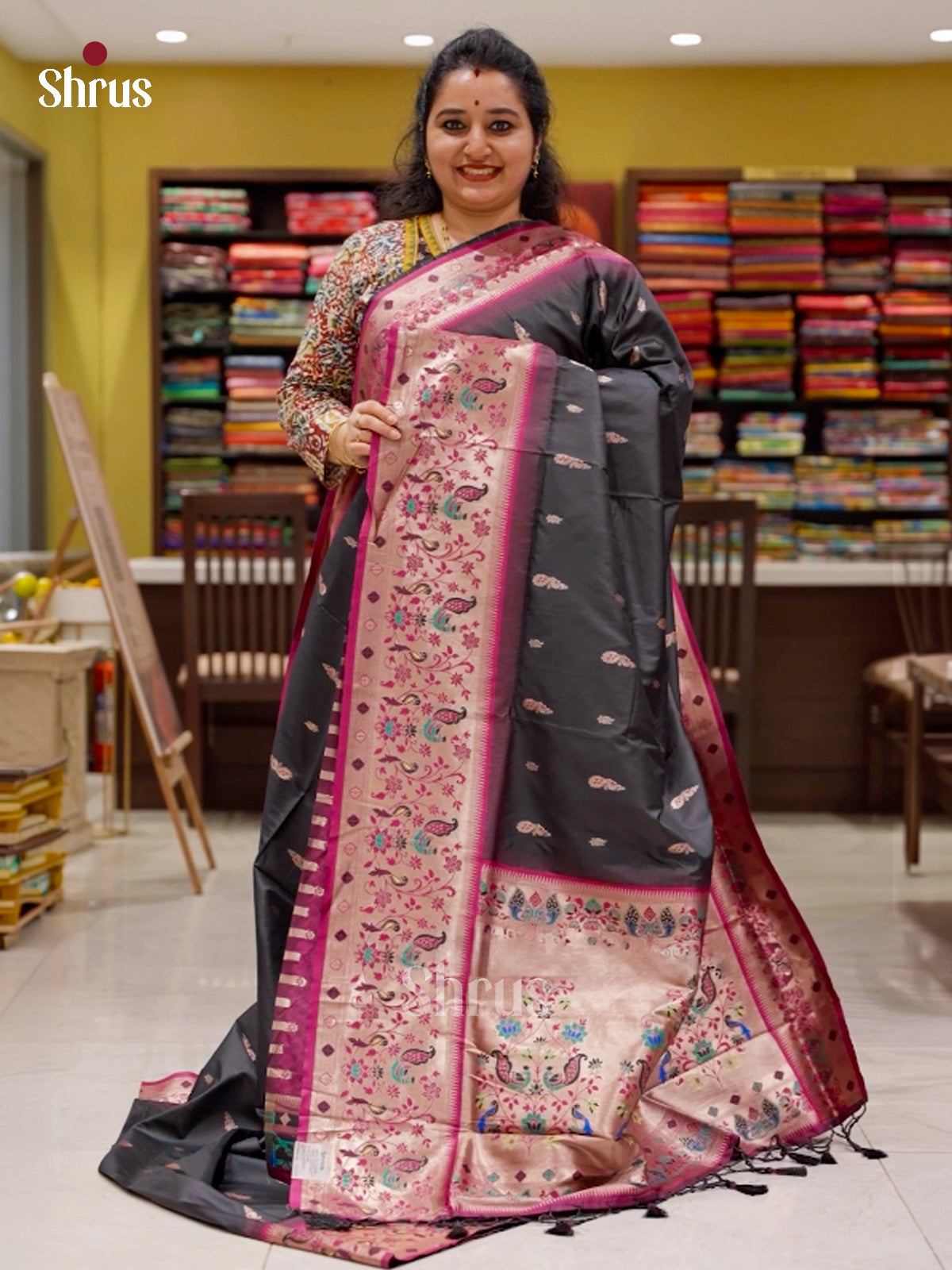 Semi Paithani Saree - DFS10063