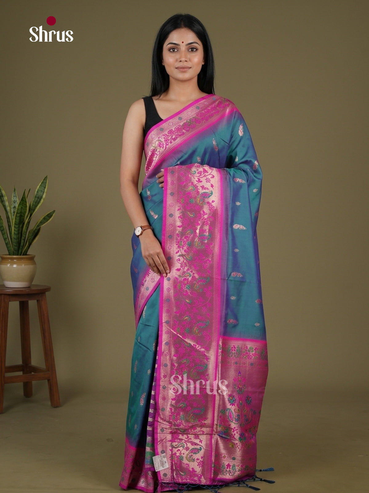 DFS10071  - Semi Paithani